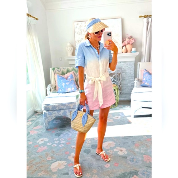 LILLY PULITZER Dresher Button Down Romper - Picture 4 of 13